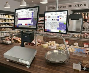 balanza sección supermercado
